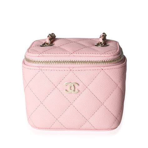 chanel vanity bag pink|chanel vanity case 2022.